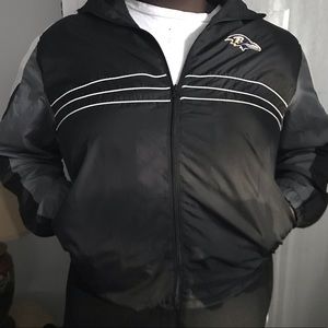 Oversized REEBOK Ravens Windbreaker